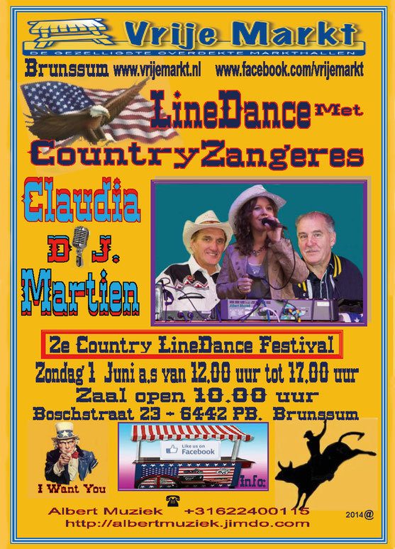 Country-LineDance Festival 1 Juni 2014