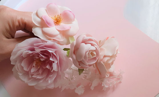 Déco fleurs papier création fait main à Paris, Maria Salvador 