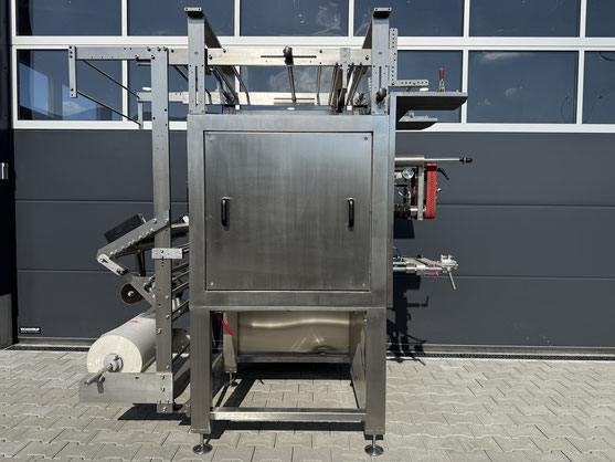 inno-tech Verpackungsmaschine 3200 Revo, Vakuum Abzugsriemen, Heißiegelbacken mit Stechmesser