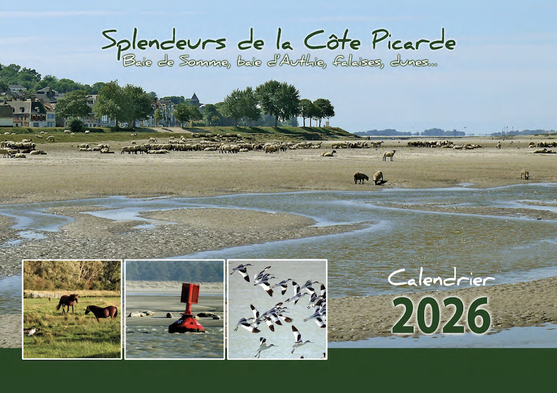 Couverture du calendrier Côte Picarde 2026