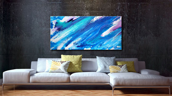Acrylmalerei Modern Olmalerei Modern Fantastische Strukturen Aus
