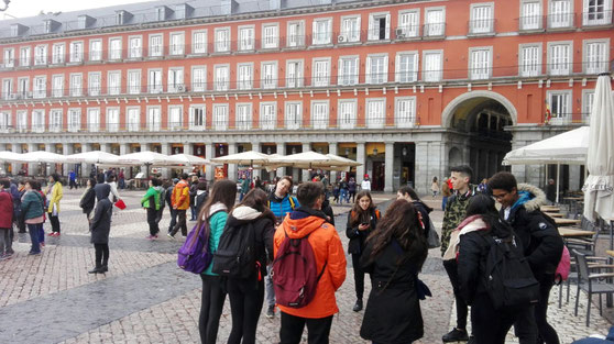 la Plaza Mayor.