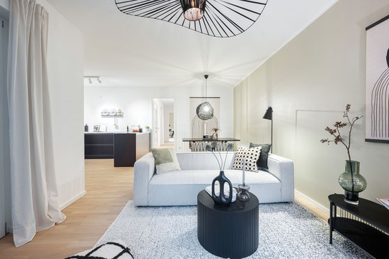 Musterwohnung im Neubauprojekt in Berlin von Staged Homes