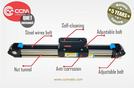 ccm linear slide guide 