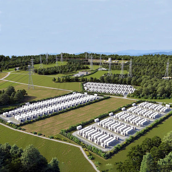 Batteriegrossspeicher in Rickenbach im Schwarzwald