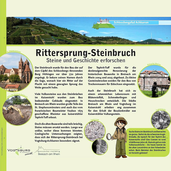 Hinweistafel im Aussenbereich für Besucher