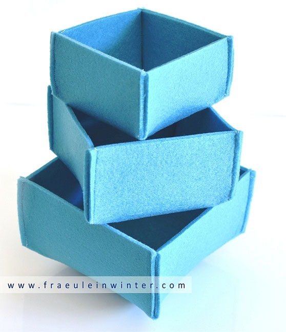 DIY Filzutensilo - Filzbox selber machen