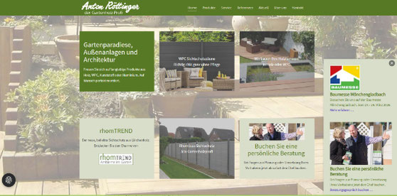WebRelaunch für einen Vertreiber von Gartenholzprodukten