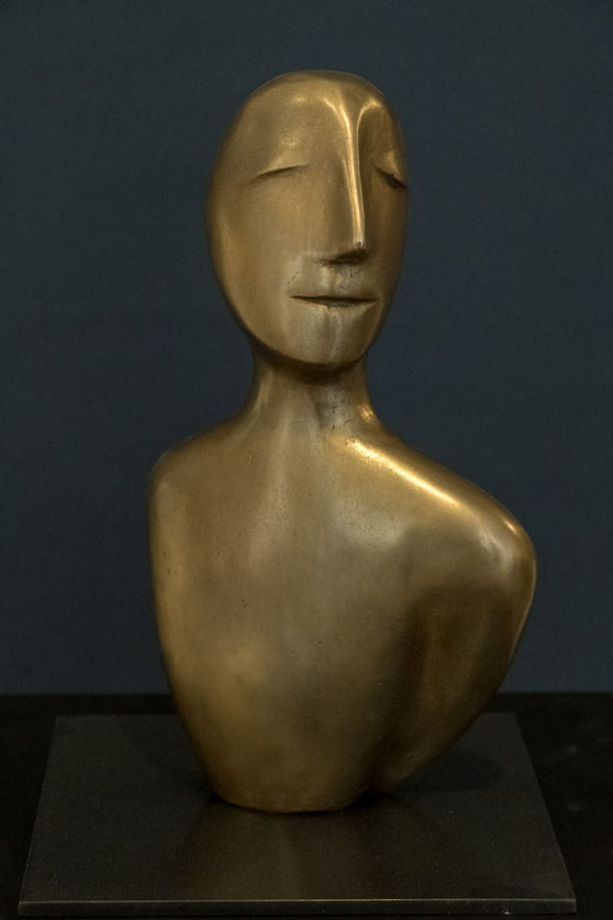 Heidrun Feistner: Engel der Geschichte / L’Ange de l’histoire / Angel of history / Für Paul Klee / Bronzefassung / Exemplar 4/5 / 29 cm / 2024 / Foto Olaf Mokansky