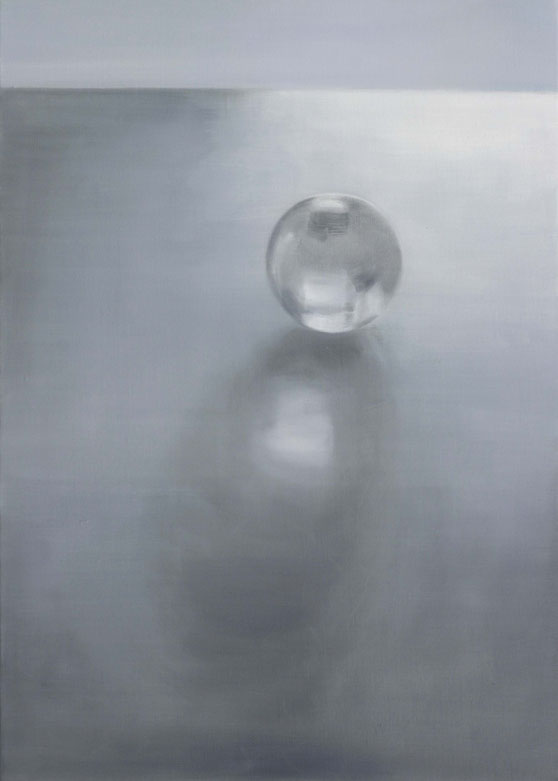 glaskugel 01 70x50cm 2015 oil on canvas