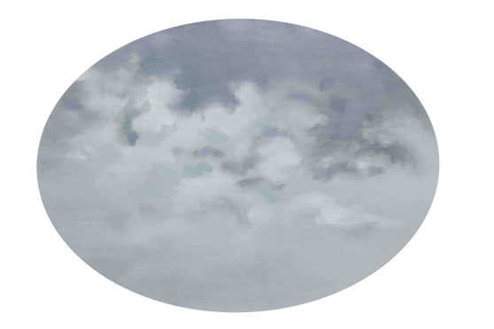 Himmel 04 40x55cm 2016 oil on canvas