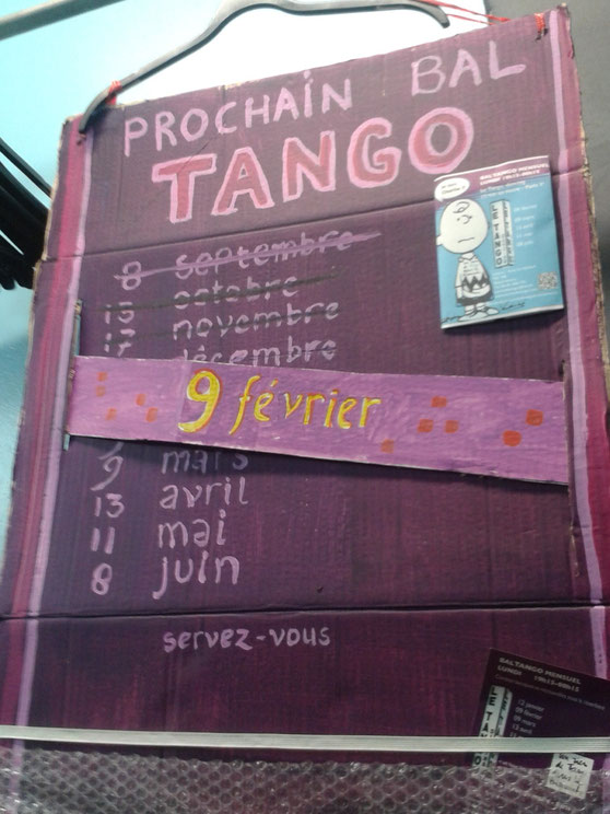 Prochain Bal Tango ru au maire le 09/02/2015