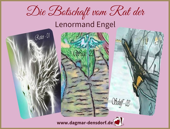 Orakel Auflösung "Botschaft Lenormand Engel Rat"