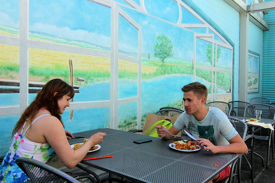Gartenwirtschaft vom Restaurant Yan