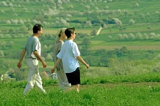 Spaziergang im Markgräflerland in der Rheinebene