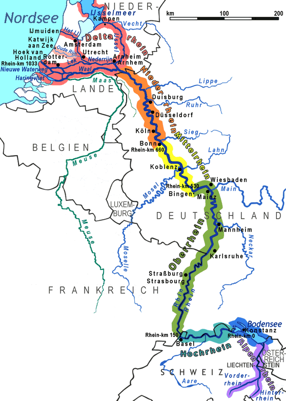 德國最有名的河流之一,一定是萊茵河Rhein!(圖:Daniel Ullrich, WikiCommons)