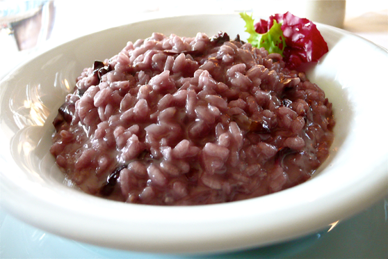 Risotto Trevisano Con Speck Dell Alto Adige Gourmet Sudtirol Hotel Restaurant Alberghi Ristoranti Alto Adige