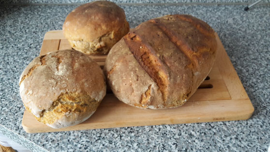 Das fertige Brot.