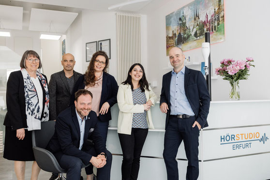 Das Team vom Hörstudio Erfurt