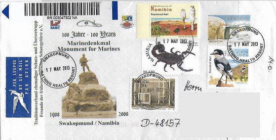 Nampost Swakopmund marines monument