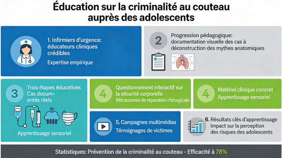 Éducation sur la criminalité au couteau auprès des adolescents