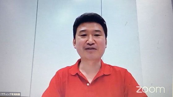 ☆有澤和貴氏。株式会社富士通マーケッティング商品戦略推進戦略推進本部サービス＆プロダクトビジネス推進統括部 統括部長。