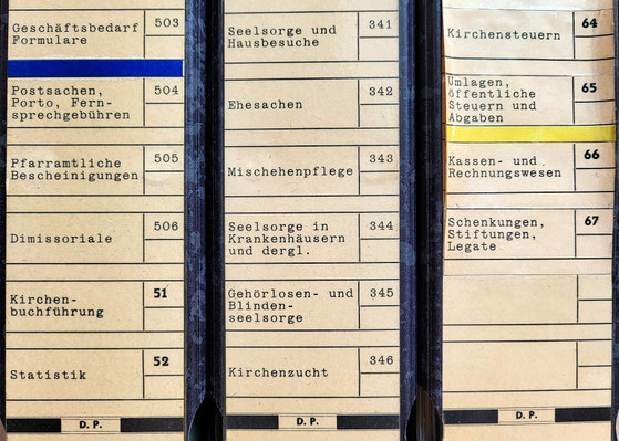 In der Registratur vieler Pfarrämter ist "Kirchenzucht" noch vorgesehen