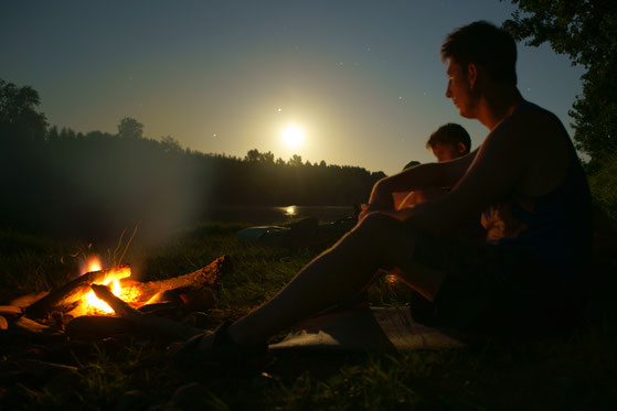 itinérance bivouac canoë kayak garonne