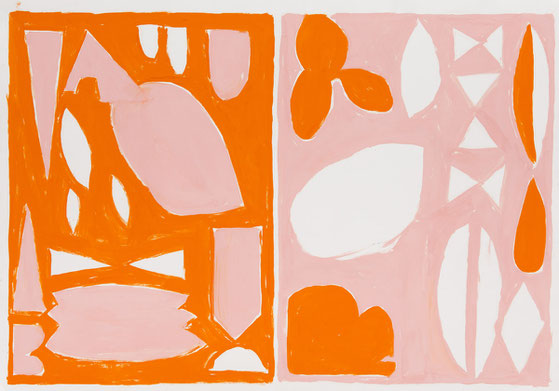 Mike Lankes l Öl auf Papier 70 x 50 cm, 2021