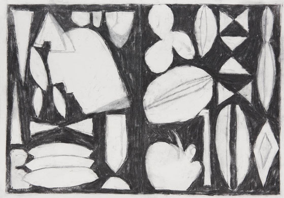 Mike Lankes l Kohle auf Papier 70 x 50 cm, 2021