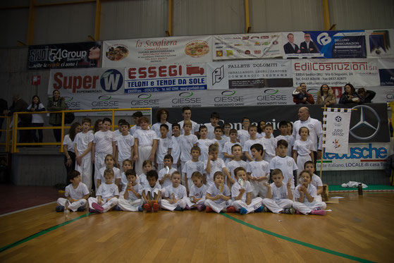 Il gruppo del Doushindojo - Judo Sedico al Criterium Giovanile 2019