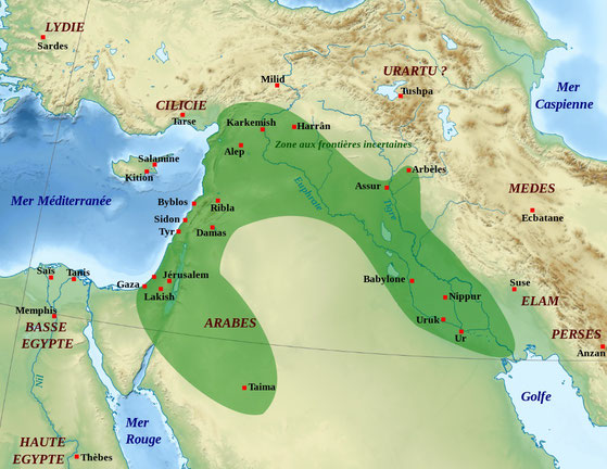 Nabopolassar combat les descendants d’Assurbanipal et s’empare du pouvoir à Babylone. En 625 av J-C, il livre une grande bataille près de Nippur, se fait proclamer roi et fonde la dynastie chaldéenne. En 616, il s'allie avec le roi de Médie, Cyaxare.