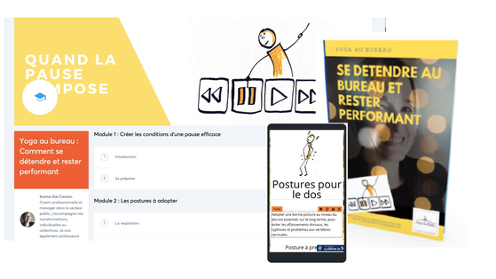 des ressources accessibles pour se detendre au bureau - yoga au travail