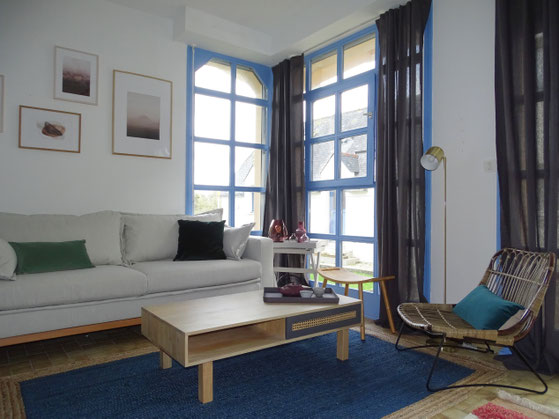 la maison 17 architecture interieure décoration  quimper douarnenez helene monmarche  studio appartement salon 3