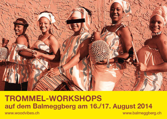 Trommel-Workshops auf dem Balmeggberg 2014