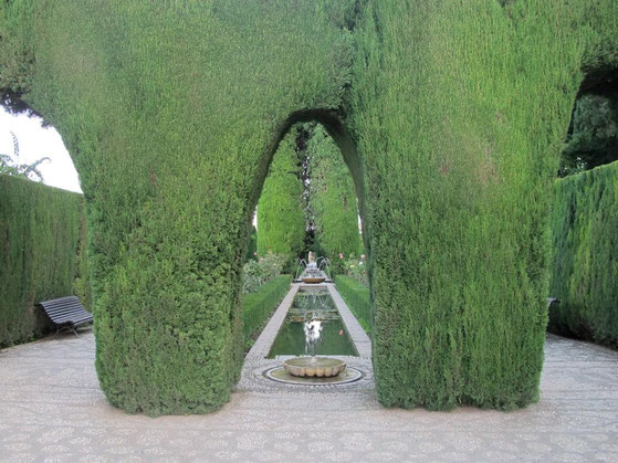 Wasser, Blumen und Ornamentik - wichtige Elemente maurischer Gartenkunst 