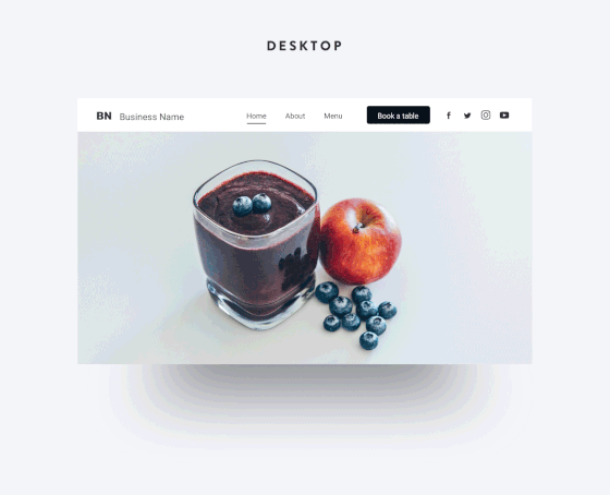 Consistance du design sur ordinateur et mobile