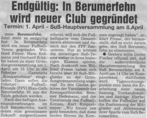 (Ostfr. Kurier vom 25. März 1995)