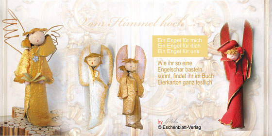 aus Buch: Eierkarton ganz festlich ISBN 3-9809799-0-3 Weihnachtliches Basteln mit Eierkarton