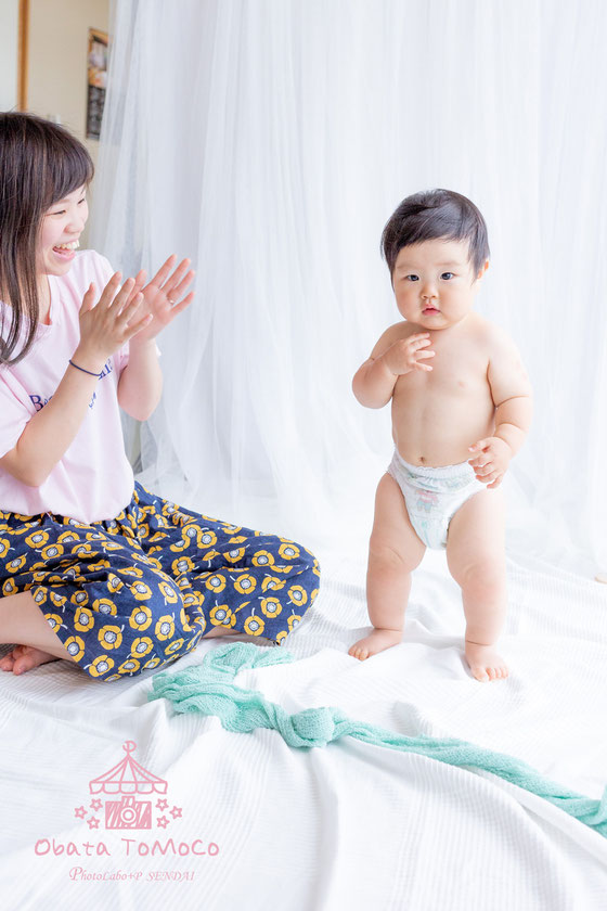 宮城仙台 秋田大館 出張写真撮影 スタジオのない写真館 女性カメラマン小畑トモコ PhotoLabo+P フォトラボプラスP 家族写真