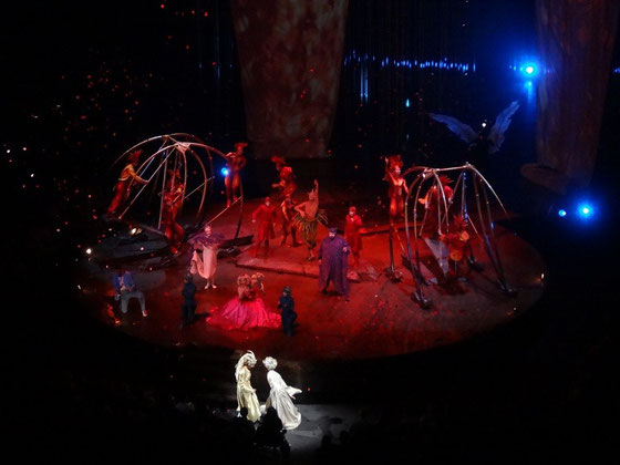 Cirque du Soleil in Toronto: Die Schlussnummer des Programms Varekai.