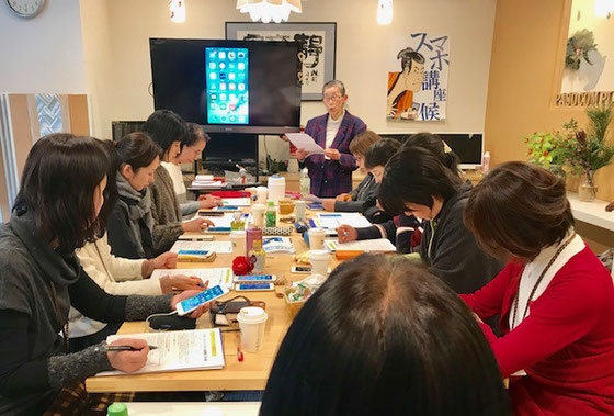 ☆15:00から16:30まで、生田美子さんの「各種設定コース」。