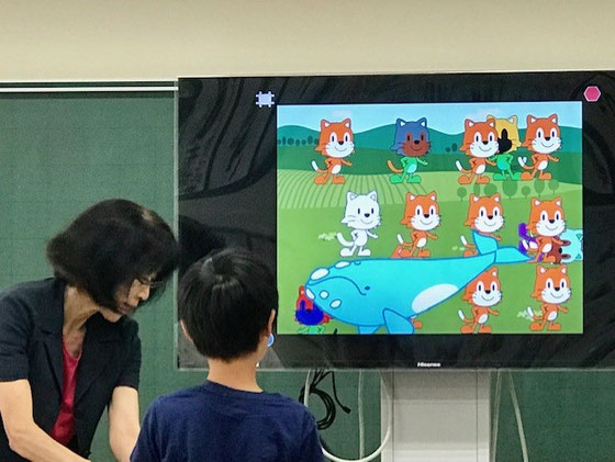 ☆案内役は午前午後ともに中島雅子さん。午後の部3年生の作品発表。いつもながら子どもの発想力にはびっくり。