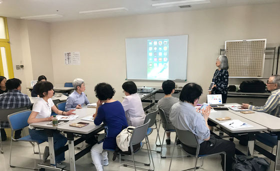 ☆午前の部「アンドロイドタブレット入門講座」。10名全員お揃いです。