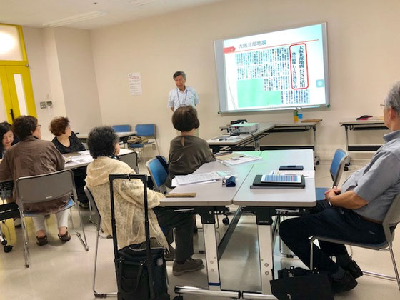 ☆午後の部 iPadステップアップ講座。このクラスは夏期講座で終了します。いよいよNHK学園くにたちオープンスクールの講座からiPadが消えます。満5年の歴史を閉じます。