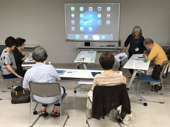 ☆ゼロからはじめるアイパッド講座。5名全員集合。