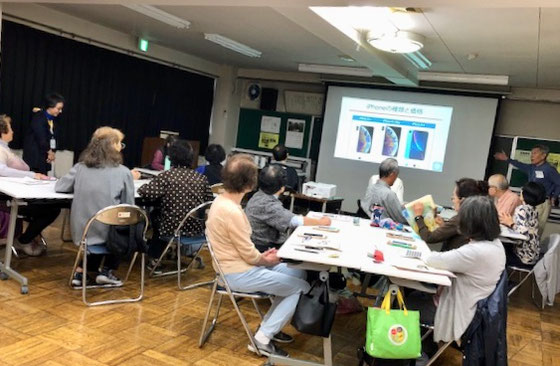 ☆5回目の最終日は山根が新しいiPhoneのご紹介とセキュリティー対策と質疑応答。