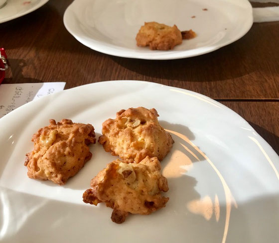 ☆喫茶桜ん房の手製のクッキー。甘すぎず美味しいです。飲み物に合います。