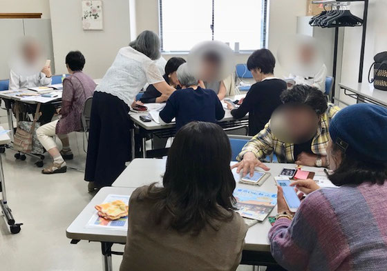 ☆NHK学園さんに到着11：39。写真は午後の部。講座がはじまってもまだ余波が残っていました。13：00講座開始ですが10名中４名遅刻。お一人はタクシー代5,000円をかけてお越しです。有難いお話。
