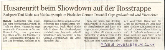 Freie Presse Rochlitz - 06.10.2014